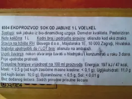 Sok od jabuke Voelkel 1 L