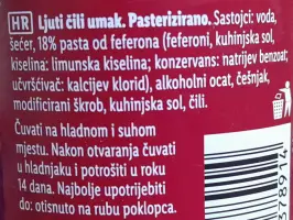 Azijski ljuti umak čili 250 ml