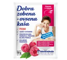 Zobena kaša malina 50 g