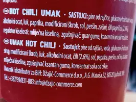 Hot Chili ljuti umak 250 g