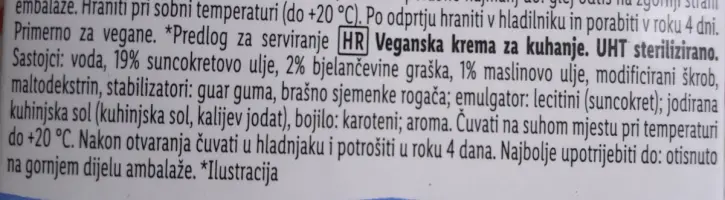 Vrhnje za kuhanje 500 ml