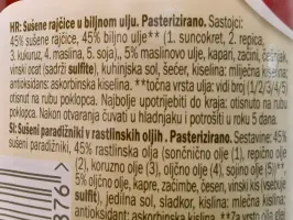 Sušene rajčice u ulju 140 g