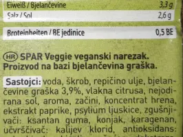 Narezak Vegane Extra Klassik 80 g