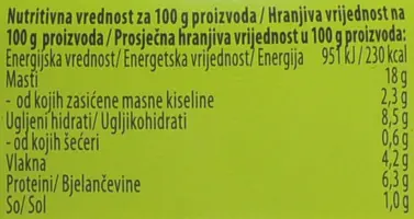 Povrtni namaz od slanutka sa čilijem i limunom 95 g