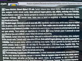 Tamna čokolada s 85 % kakaa 100 g