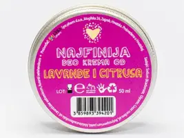 Najfinija deo krema lavanda i citrus 50 ml