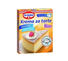 Krema za torte, vanilija