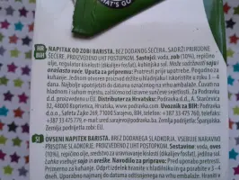 O'Plant mlijeko od zobi barista bez dodanog šećera 1 L