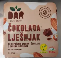 Dar puding čokolada lješnjak 4x125 g