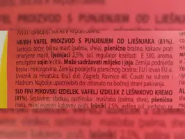 Frondi vafel nugat 250 g