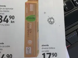 Drvena četkica za zube medium