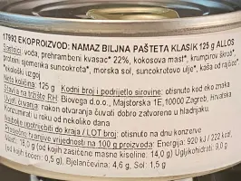 Pašteta klasik 125 g