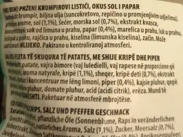 Čips ultra rebrasti sol i papar 120 g