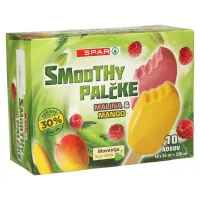 Smoothy Palčke Malina & Mango 10 x 55 ml