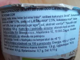 Desert od zobi s lješnjakom i kakaom 125 g