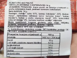 Čokoladica datulja brownie