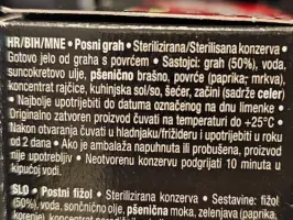 Posni grah gourmet 300 g